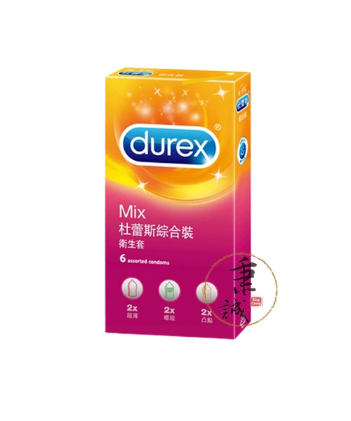 Durex 杜蕾斯 綜合裝衛生套(6入)