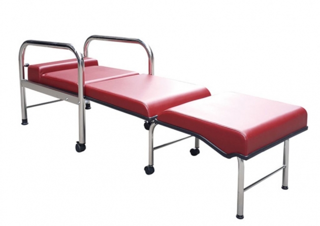 YAHO YH017-1 加寬型坐臥兩用陪伴床椅（不鏽鋼）